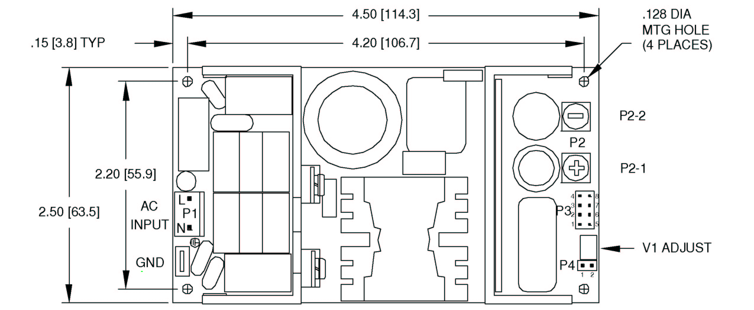 NXT-100-1002 | AC/DC|medizinisch | Aus: 3,3 V DC | Integrated Power Designs