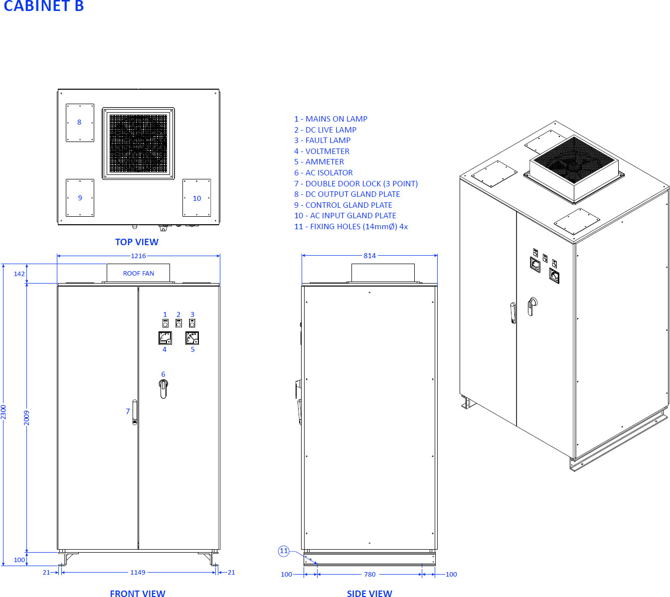 01-415V400V500A-A | AC/DC | Aus: 0-400 V DC | Powerstax