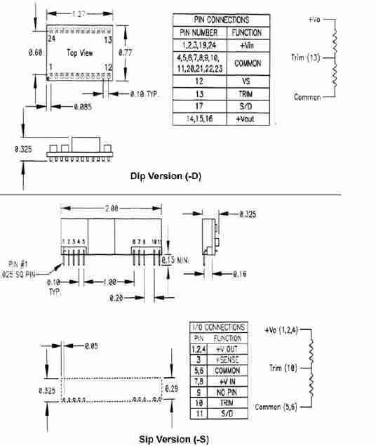 GWBC10A | DC/DC | Ein: 8 V DC | Aus: 0,9-6 V DC | Acute Power (International Coil Inc)