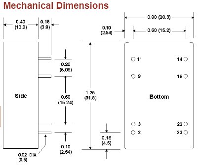 A1113RW | DC/DC | Ein: 18-36 V DC | Aus: 5 V DC | MicroPower Direct