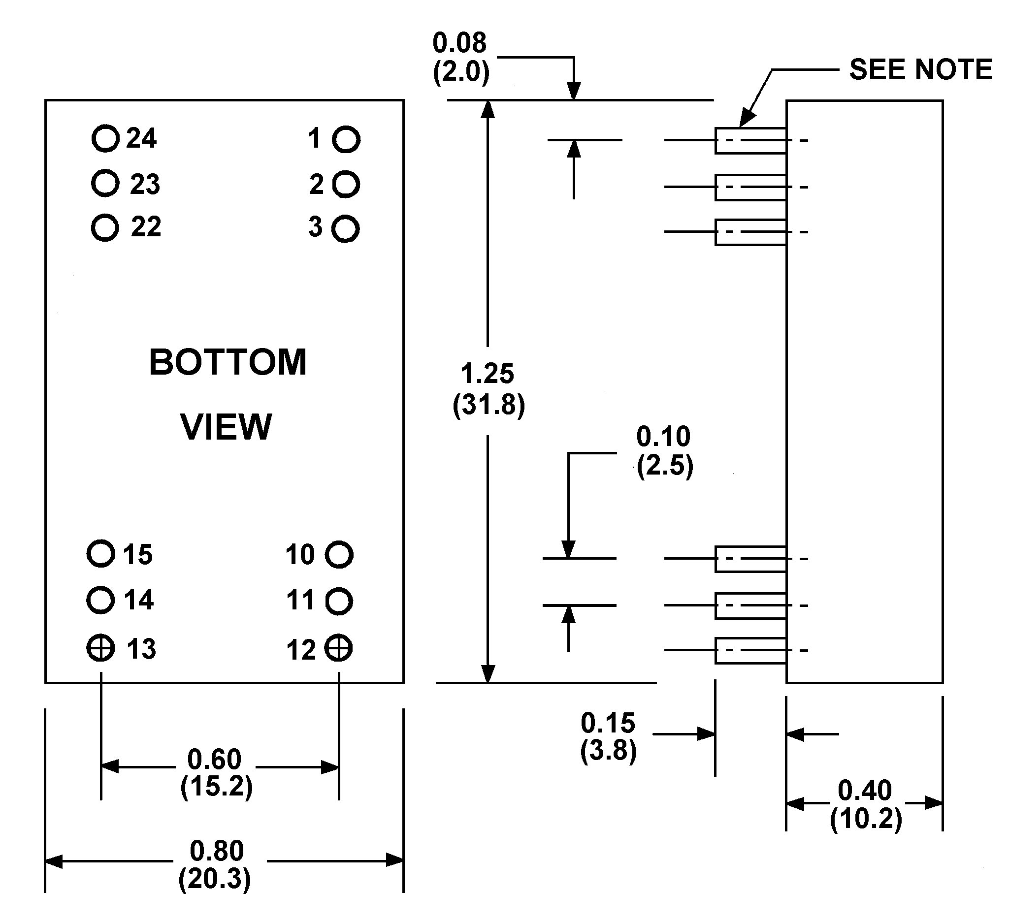 ICI05-12D12R | DC/DC | Ein: 9-18 V DC | Aus: -12 V DC|12 V DC | Acute Power (International Coil Inc)