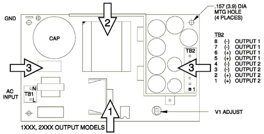 SRW-45-2005 | AC/DC | Aus: 15 V DC|-15 V DC | Integrated Power Designs