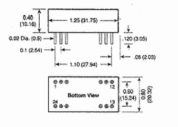 MBR01-5S15SM | DC/DC | Ein: 5 V DC | Aus: 15 V DC | Acute Power (International Coil Inc)