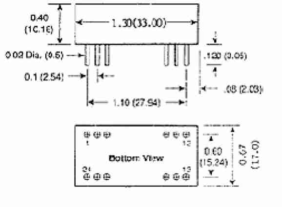 MBR01-5S05SM | DC/DC | Ein: 5 V DC | Aus: 5 V DC | Acute Power (International Coil Inc)