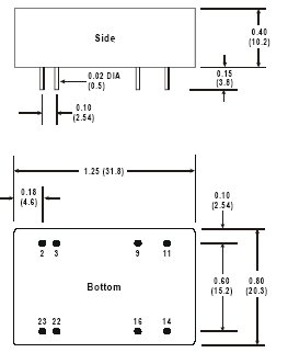 A304RW | DC/DC | Ein: 4,5-9 V DC | Aus: 15 V DC | MicroPower Direct