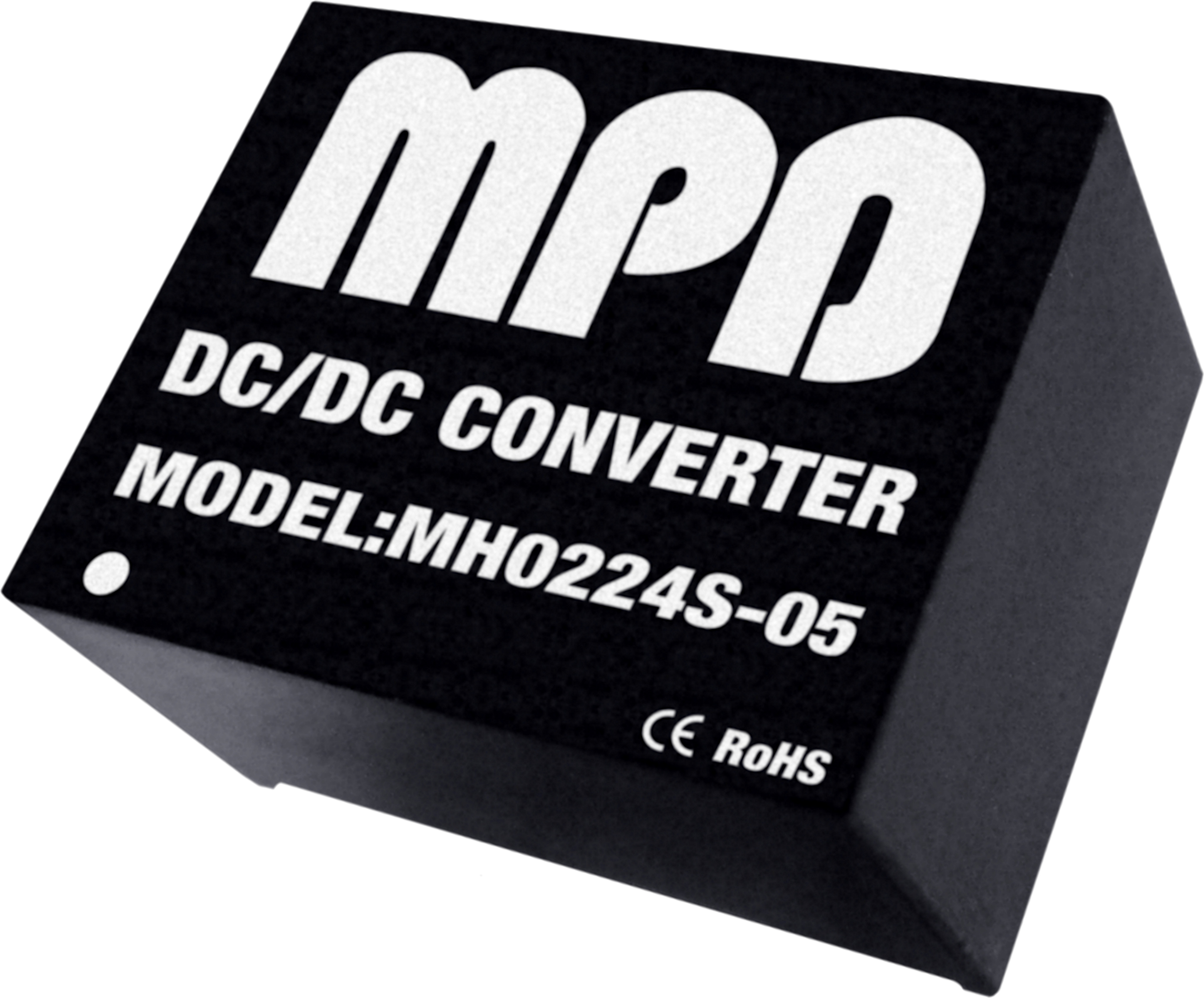 Abbildung zu MicroPower Direct MH0212S-12(I): DC/DC-Wandler im DIP-Gehäuse zur Leiterplattenversorgung und DC-Spannungswandlung.