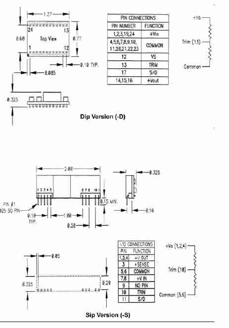 GWBC10A | DC/DC | Ein: 8 V DC | Aus: 0,9-6 V DC | Acute Power (International Coil Inc)