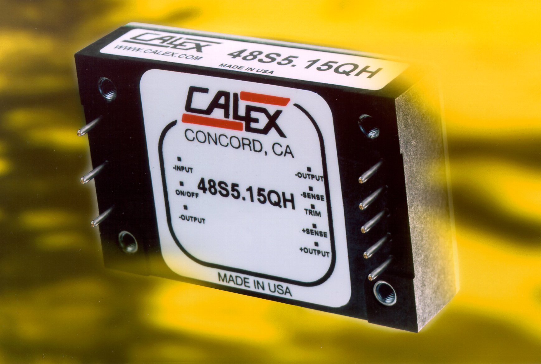 48S24.3QH | DC/DC | Ein: 36-75 V DC | Aus: 24 V DC | Calex