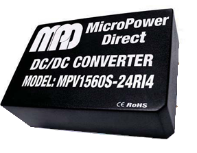 MPV1560S-15RI4 | DC/DC | Ein: 100-1000 V DC | Aus: 15 V DC | MicroPower Direct