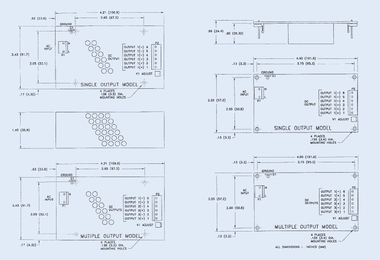 SRP-25-1001 | AC/DC|medizinisch | Aus: 3,3 V DC | Integrated Power Designs