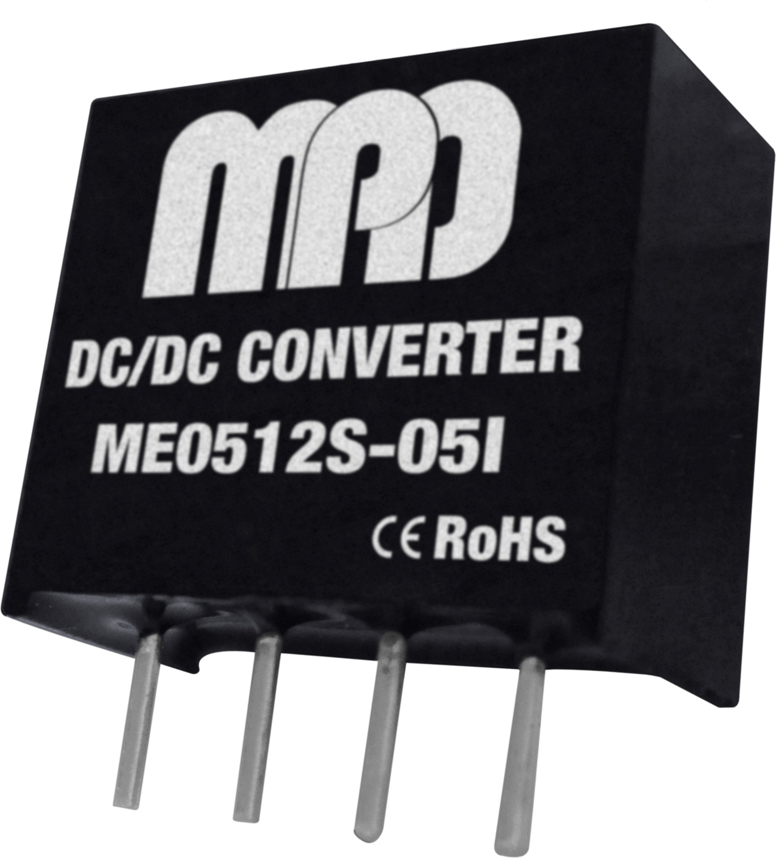 Abbildung zu MicroPower Direct ME0505S-05(I): DC/DC-Wandler im SIP-Gehäuse zur Leiterplattenversorgung und DC-Spannungswandlung.