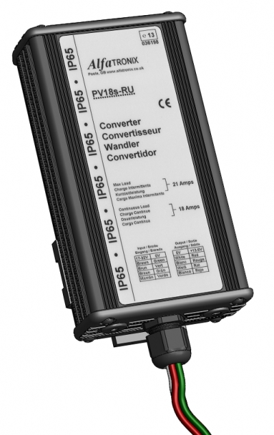 PV6i-RU | DC/DC | Ein: 24 V DC | Aus: 12 V DC | Alfatronix