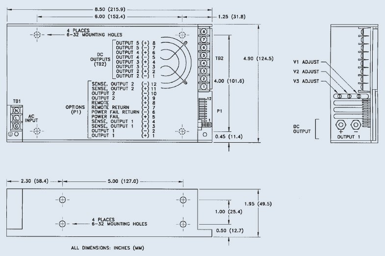 CE-300-1003 | AC/DC | Aus: 15 V DC | Integrated Power Designs