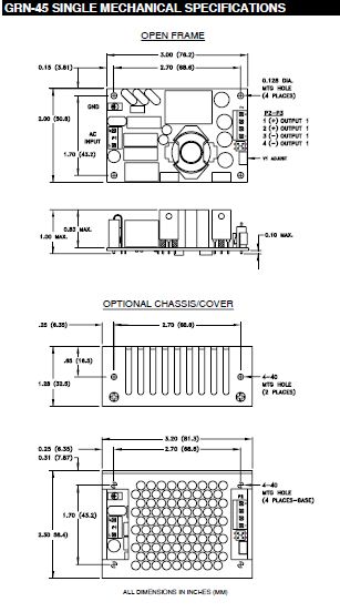 GRN-45-2003 | AC/DC | Aus: 12 V DC|-12 V DC | Integrated Power Designs