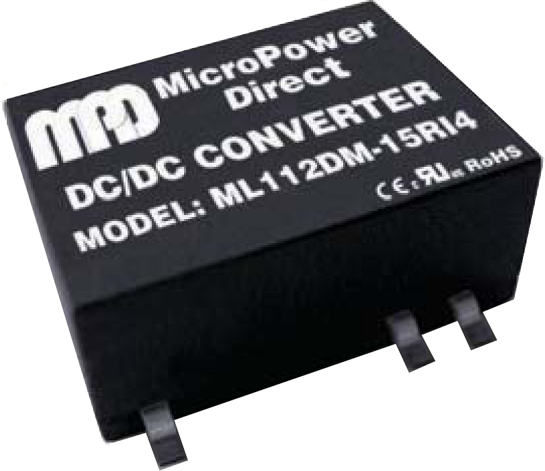 ML112DM-15RI4 | DC/DC|medizinisch | Ein: 12 V DC | Aus: -15 V DC|15 V DC | MicroPower Direct