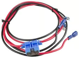 Alfatronix PV-USB-H1 Kabelsatz mit roter und schwarzer Leitung und Inline-Sicherung für USB-Ladegeräte, Fahrzeugeinbau und Bordnetzverkabelung.